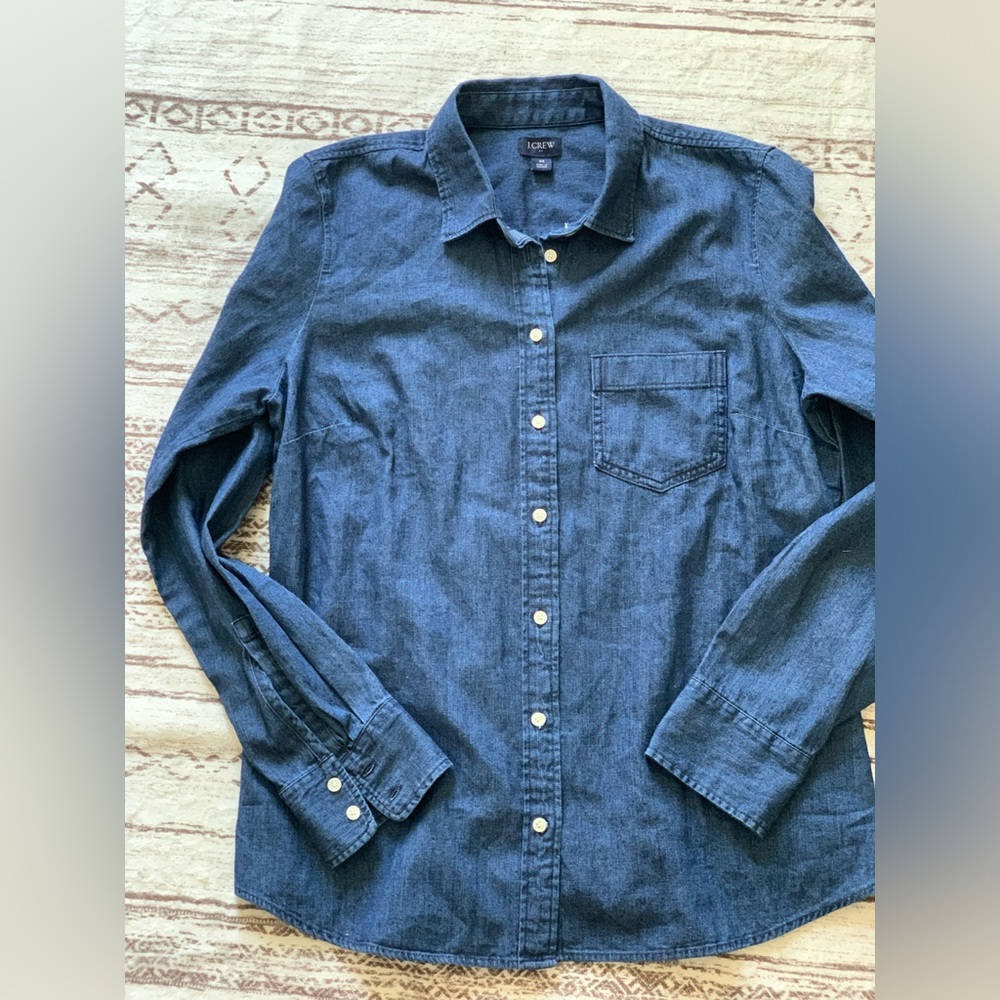 J Crew denim shirt-med
